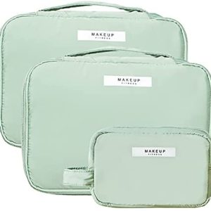 3 Pcs Makeup Bag Waterproof Cosmetic Bag for Women