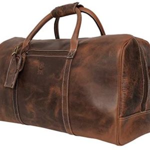 Handmade Leather Travel Duffel Bag – Airplan