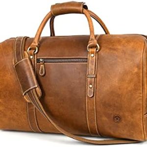 Leather Travel Duffle Bag | Gy