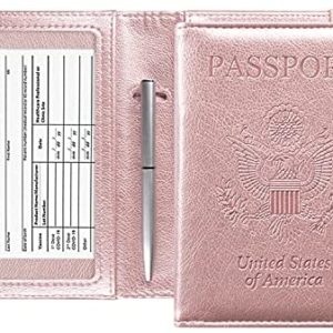 ACdream Passport and Vaccine Card Holder Combo, Co