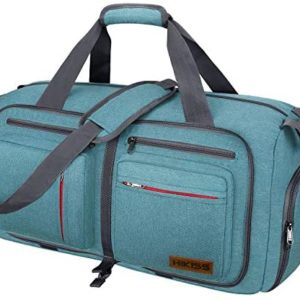 Travel Duffel Bag, 55L Foldable Duffle Bag with Sh