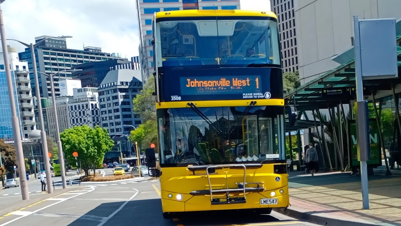 Double Decker – Wellington Bus trip No.1- Wellington Station  to Johnsonville (Part 2)