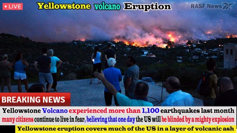 US citizens panic,Yellowstone Volcano erupts, expected to Bury US in a layer of volcanic ash, Scary