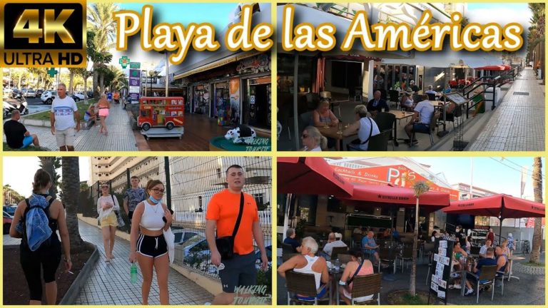 TENERIFE 4K | WALK – This is What Playa de las Américas Looks Like Now! 👀 [06 Nov 2021 🤔] 26°C