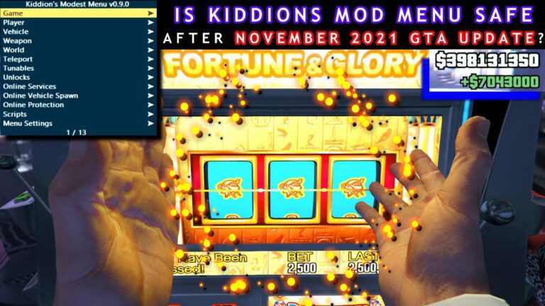 Update on Kiddions Mod Menu after GTA Online Update in November [ Is it safe? ] | 13 November 2021