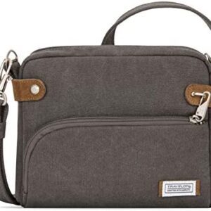 Travelon Anti-theft Heritage Crossbody Bag, Pewter