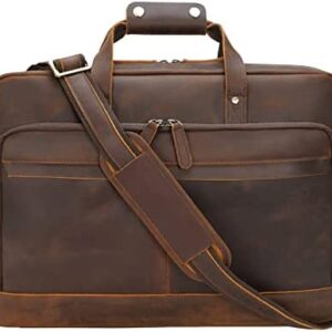 Leather Briefcase for Men 17 I