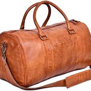 Leather Weekend bag Oversized 