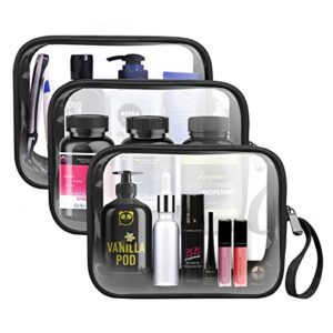 Clear Makeup Bag, Lermende 3 P