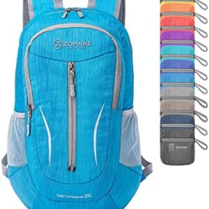 ZOMAKE Small Hiking Backpack, 25L Lightweight Trav