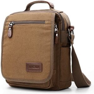 XINCADA Mens Bag Messenger Bag Canvas Shoulder Bag