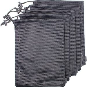 5 PCS Multi Purpose Nylon Mesh Drawstring Storage 