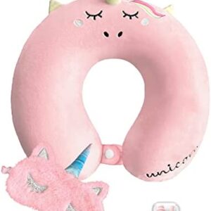 urnexttour Travel Neck Pillow for Kids, Unicorn Me