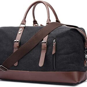 Oversized Canvas Weekender Bag