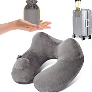 WODONGTECH Inflatable Neck Travel Pillow for Airpl