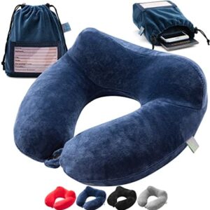 Inflatable Travel Neck Pillow: