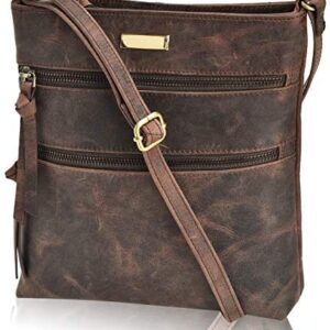 Leather Crossbody Purse for Wo