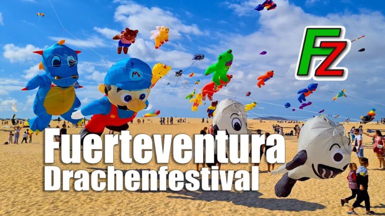 Fuerteventura Drachenfestival / Kite Festival (4K Drohne)