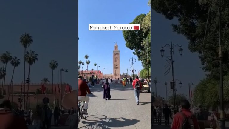 Marrakech mosque 🕌😍 #travel #shorts #morocco #shortvideo #viralshort