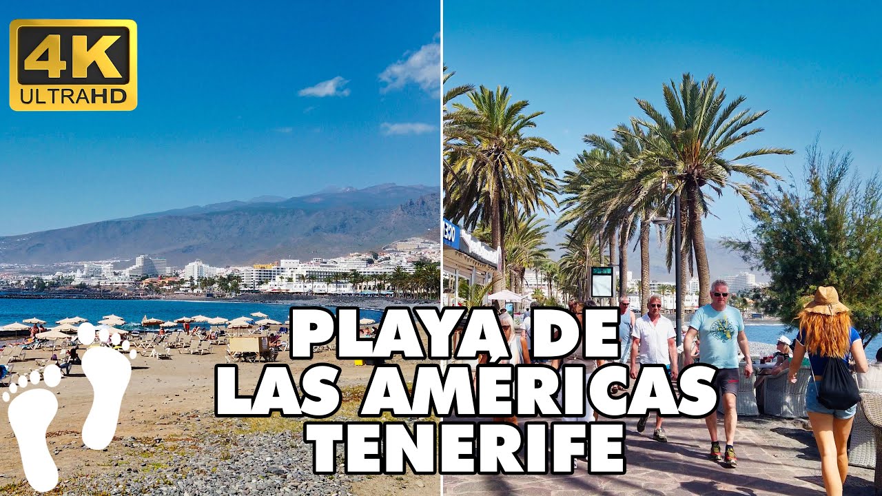 Playa de las Américas A Must-See Destination in Tenerife – 4K Walking Tour