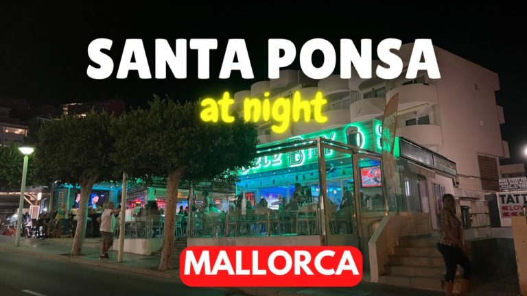 MAJORCA: Summer Nightlife in Santa Ponsa – is it busy?