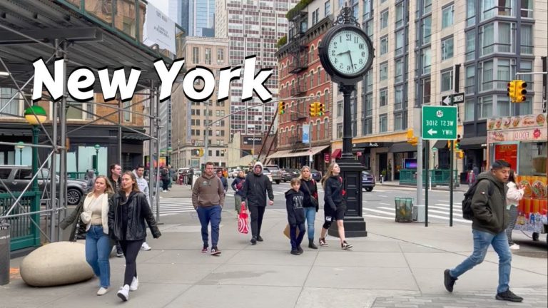 Walk New York City – Downtown Manhattan 4k Tour