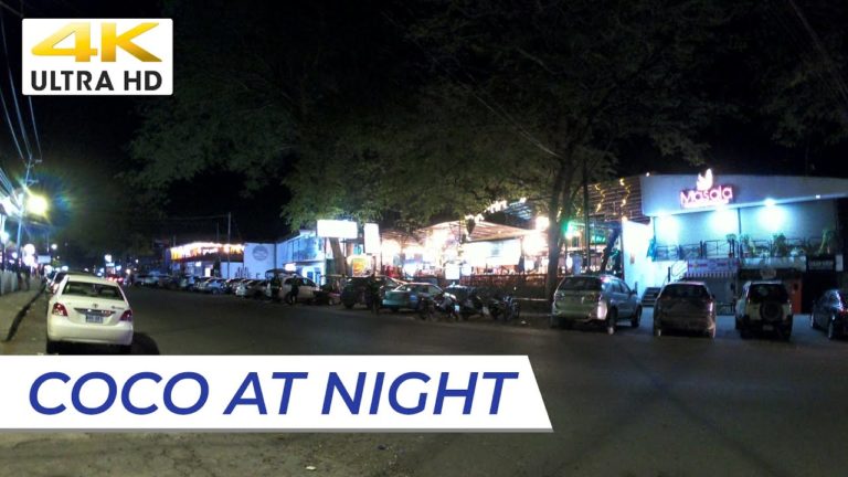 [4K] PLAYAS DEL COCO AT NIGHT // Walk The Main Strip + Beach [#tourism ][#costarica ][2023]