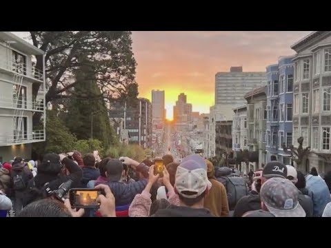 ‘California Henge’ draws hundreds in San Francisco