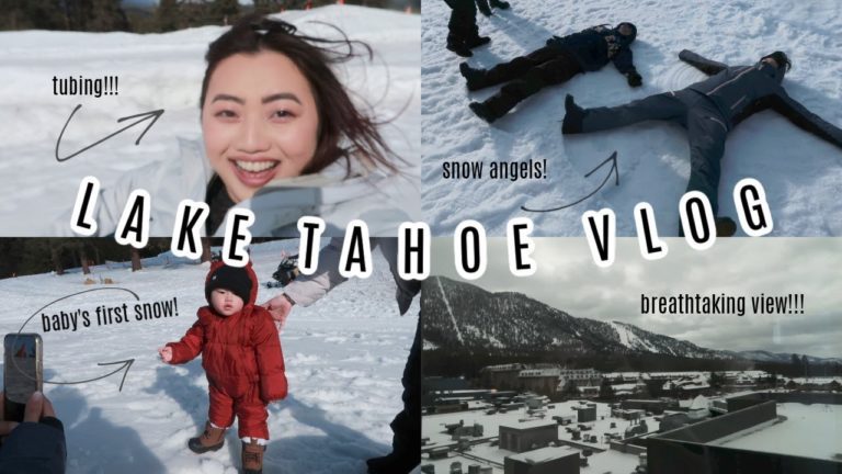 🌨 LAKE TAHOE VLOG: family trip to the snow! (snowboarding, tubing, and family time! ) | Nancy Lor