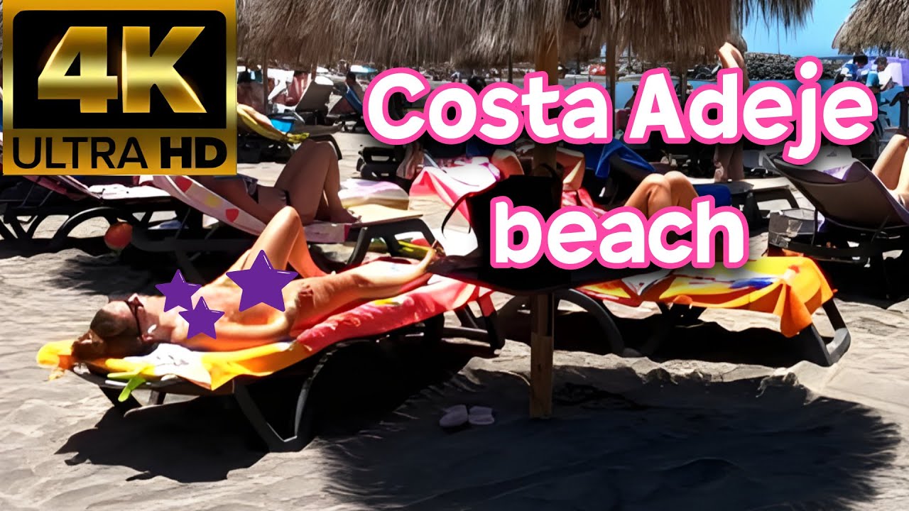 TENERIFE – Costa Adeje |  Today 27°C☀️   Beach Walking ☀️ 4K Walk