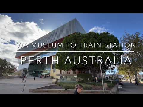 Walking Tour of Perth Australia – W.A Museum to Train Station (2023)