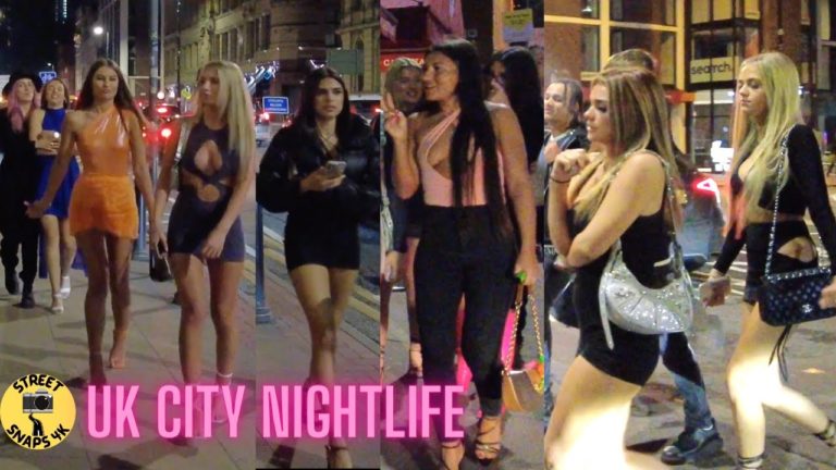 🇬🇧 MANCHESTER UK CITY NIGHTLIFE WALK(4K)🇬🇧