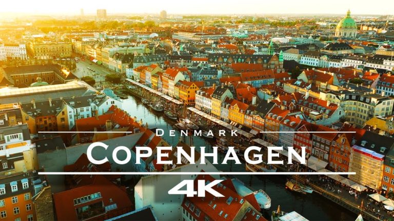 Copenhagen, Denmark 🇩🇰 – by drone [4K]