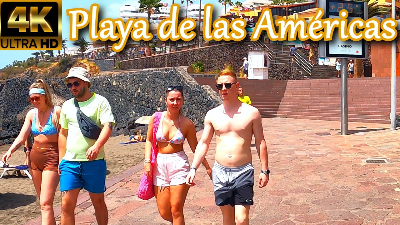 TENERIFE – PLAYA DE LAS AMÉRICAS | What is it really like Now? 🌡️ 4K Walk ● Mid-April 2023