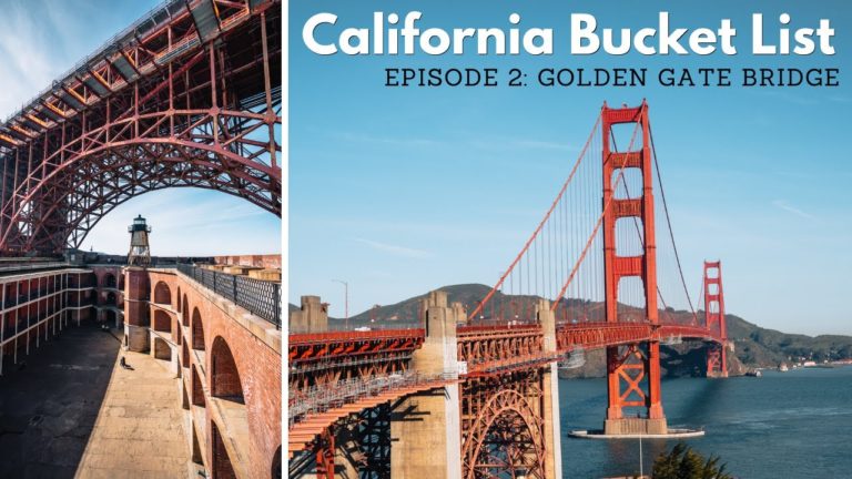 Walking Across the Golden Gate Bridge – California Bucket List – Episode 2