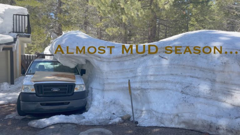 Is it Mud Season?  South Lake Tahoe. 4/12/23