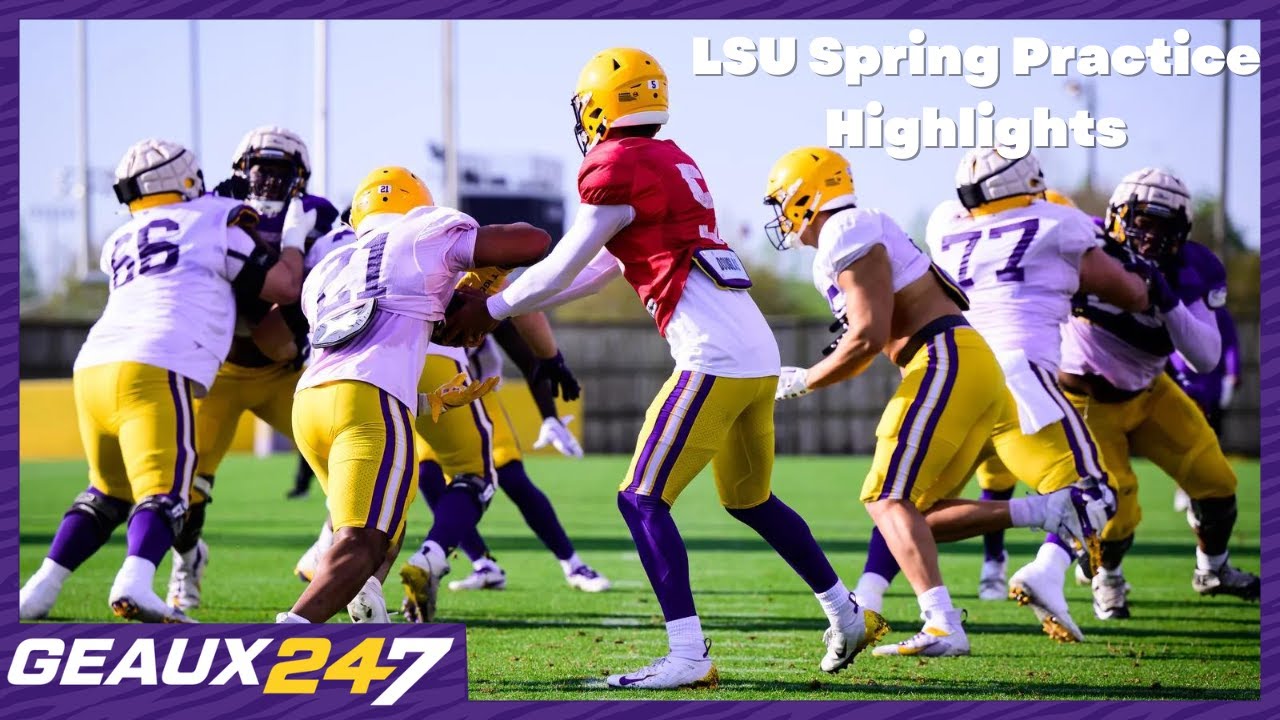 LSU Spring Practice Highlights: April 11th, 2023