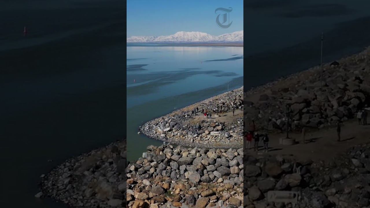 Check out Great Salt Lake after record snowpack begins to melt