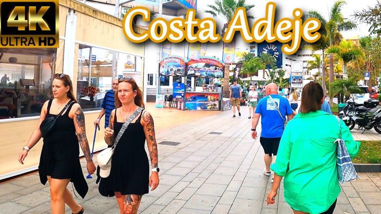 TENERIFE – COSTA ADEJE | This is what it Actually looks like right Now ☀️ 4K Walk ● April 2023