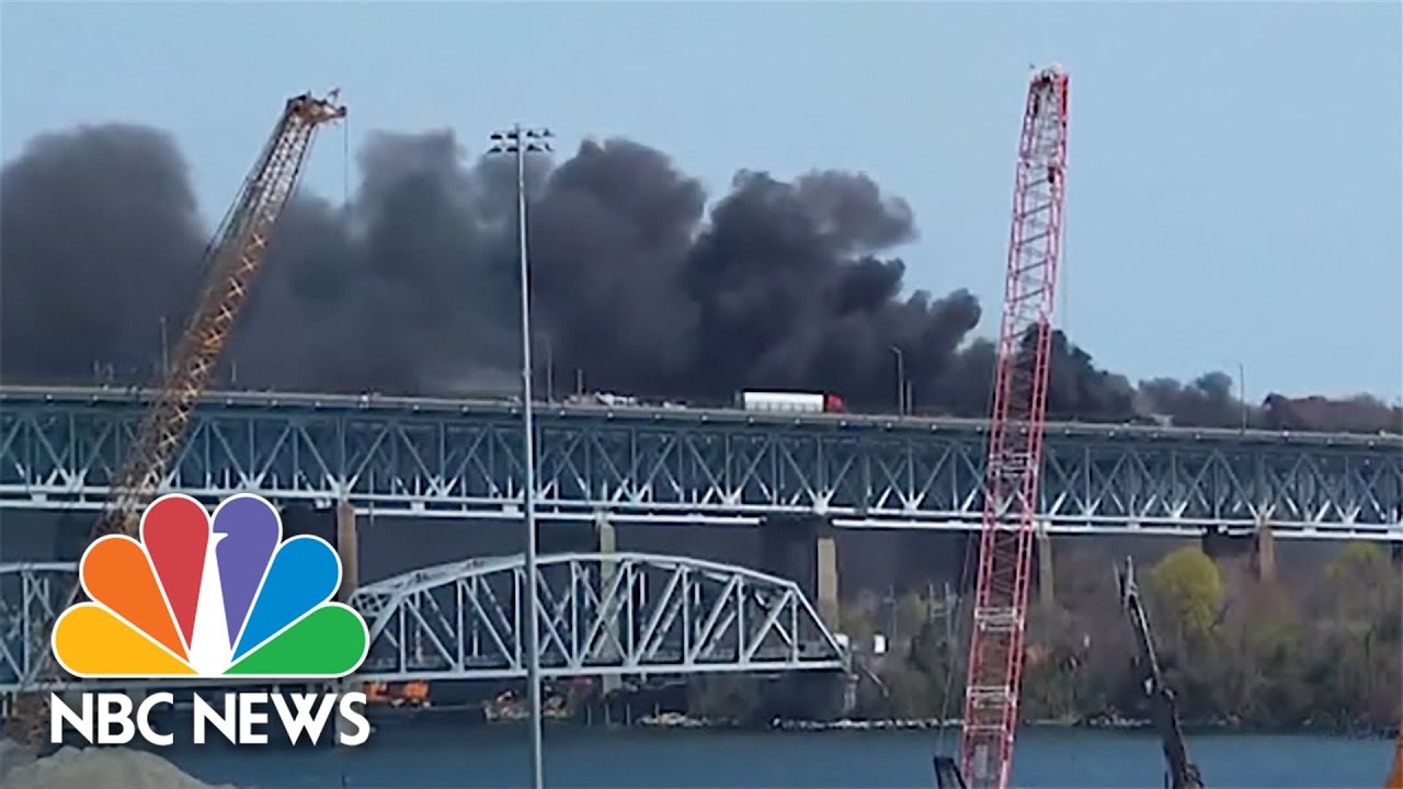 1 dead, several injured in tanker fire on Connecticut bridge