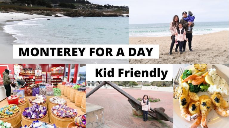 MONTEREY BAY, CA TRAVEL VLOG | What to do in Monterey with Kids | Pebble Beach