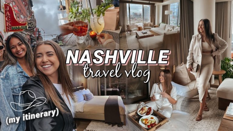 WEEK IN NASHVILLE VLOG | food, my favorite bars, our friend’s concert, & huge hotel suite tour!