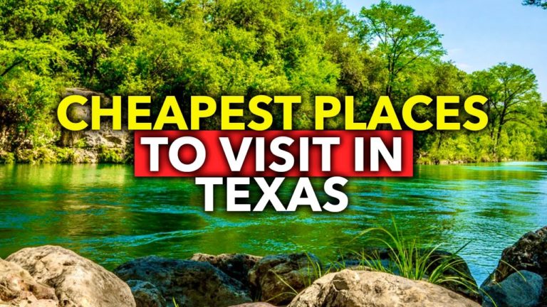 Top 9 CHEAPEST Towns in Texas to Visit  | Travel Video