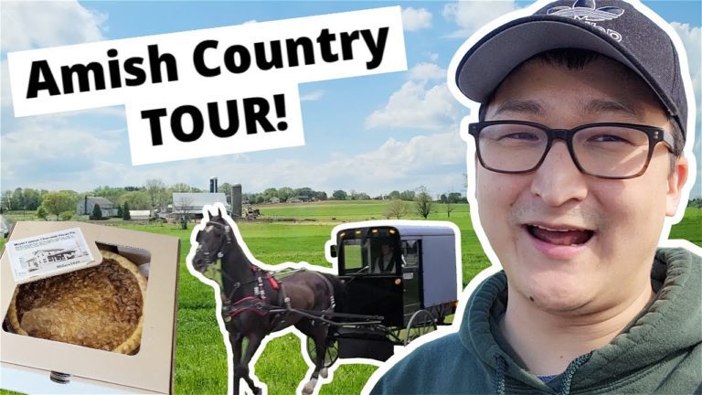 AMISH COUNTRY TOUR! Trying Scrapple & Shoofly Pie in Lancaster, PA