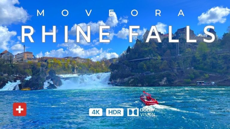 Rhine Falls, Switzerland 🇨🇭Amazing Waterfall Walk ☀️ 2023 4K HDR 60fps Walking Tour (▸37min)