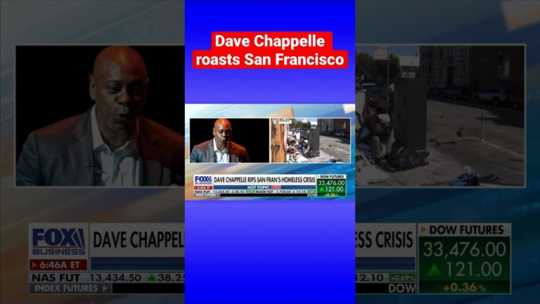 Dave Chappelle torches San Fran homelessness in crappy restaurant story #shorts