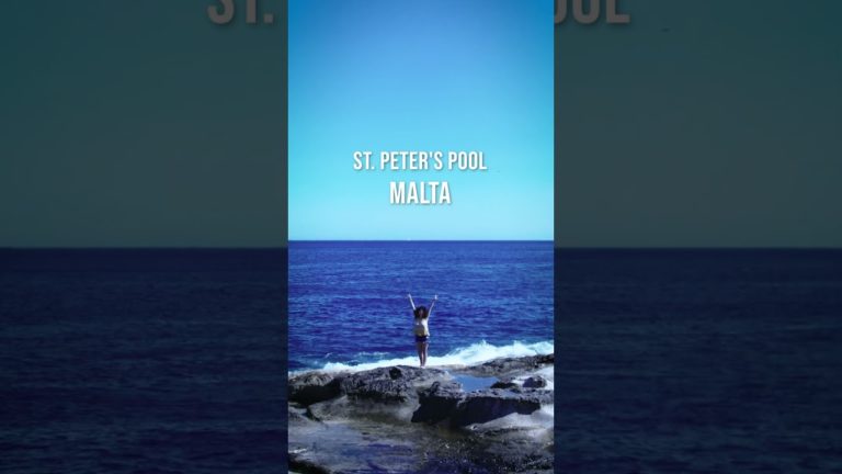 St. Peter’s Pool, Malta – see full video link in description