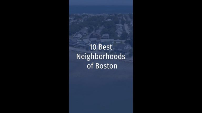 10 Best Neighborhoods of Boston