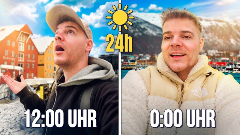 Ich reise in eine Stadt in der die Sonne NIE untergeht! 😍 (24/7 hell)