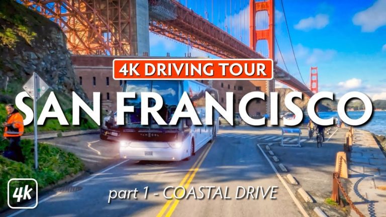 Drive the COAST – SAN FRANCISCO, CALIFORNIA – 4K (Ultra HD) Driving Tour – Part 1